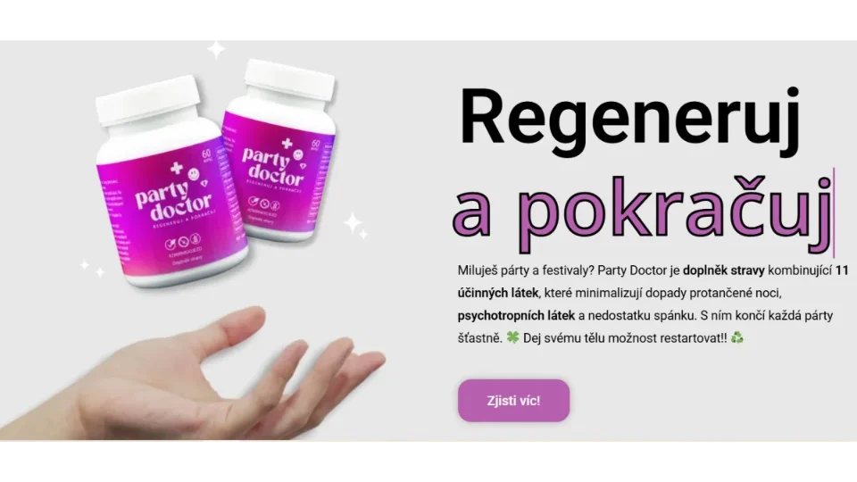 Otextování webu a e-shopu výživového doplňku nejen pro rave komunitu